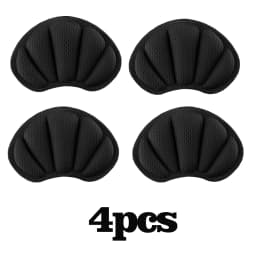 4 PCS Heel Insoles Patch of Heel Pads Relieve Pain for Too Large Shoes, Heel Cushion Inserts, Self-Adhesive Heel Grips