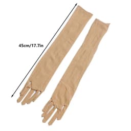 High Elasticity Solid Nylon Seamless Long Lace Tight Stocking Gloves Women Sexy Thin Sheer Nightclub Pole Dance Party Cosplay