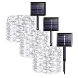 Solar LED String Lights Waterproof 8modes Christmas Garland Decor for Garden Patio Balcony Fence Festival Fairy Lights