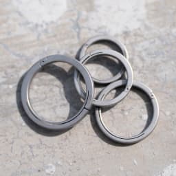 Titanium Alloy Quick Release Keychain Ring Buckle Waist Belt Buckle Quick Hanging Buckle Keyring Outdoor Tool EDC