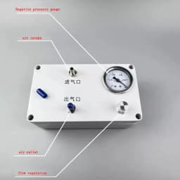 Electric Vacuum Pump for Lab Use with Pressure Gauge Liquid Extraction Gas Sampling Defoaming Negative Positive Pressure