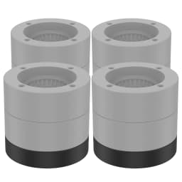 4/8Pcs Round Foot Pad Universal Furniture Riser Heavy Duty Sofa Cabinet Leg Lift Double Layer Protector Furniture Accessories