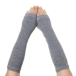 1 Pair Striped Soft Mitten Knitted Elbow Gloves Long Glove Fingerless Cotton Classic Wristband Arm Cover Sleeve For Women Girls