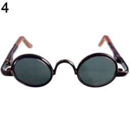 5.5cm Plush Doll Glasses For 10cm Cotton Dolls Round Frame Eyeglasses Dolls Mini Plush Animal DIY Clothes Accessories