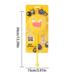 Manual Massage Hammer Cute Plush Massage Hammer Manual Massage Tool Soft Massage Stick Knock Massage Stick For Neck & Waist