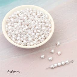 Cute Irregular Shape ABS Imitation Pearls Beads Charms for Necklace Bracelet Bead For Jewelri Makeing