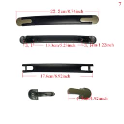 High Quality Luggage Handles Travel Suitcase Handle Strap Detachable Replacement Trolly Suitcases Handles Carrying Handle Grip