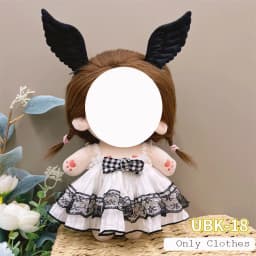 Cute Dres Jk Uniform Clothes for 20cm Cotton Plush Lolita Dress Up Clothing Skirt Fashion Casual Suit Socks Girl Toy Accessories