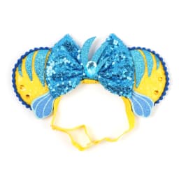 Mouse Ears Adjustable Headband Cartoon Sequin Bows Headband Birthday Party Christmas Princess Cosplay Costume For Women Adult