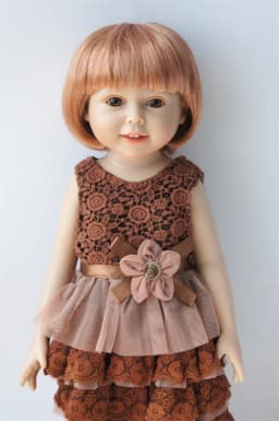 BOBO Doll wigs JD256 11-12 inch 28-30 CM Short BOBO Cut Synthetic mohair Resin doll wig