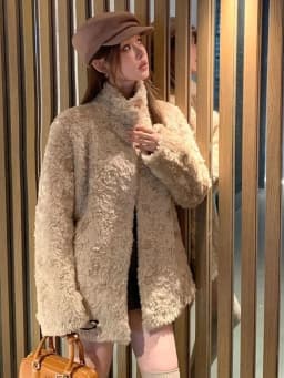 Winter 2026 New Eco-Friendly Short Thickened Lamb Fur Jacket Stand Collar Korean Style Women's Fashion Outerwear Coat