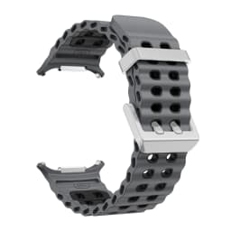 NEW Marine Silicone Strap for Samsung Watch Ultra 47mm Bracelet No Gaps Sport Two-Tone Band for Galaxy 8 Ultra Watchband Straps