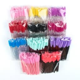  Hotting 5/50pcs Eyelash Brush False Eyelashes Extension Make Up Brushes Eyebrow Mascara Wand Applicator Makeup Supplies Tool