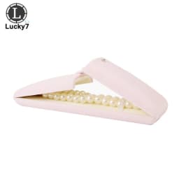 Double Open Button Jewelry Box Valentine's Day Birthday Surprise Gift Ring Pendant Stud Necklace Box Jewelry Boxes and Packaging