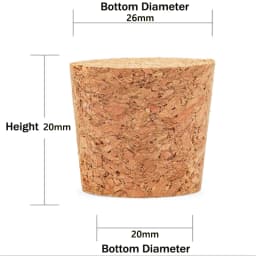 5/10pcs Wine Glass Bottle Stopper Kettle Pudding Container Cork Cap Burette Buret Tube Wood Lid Many Sizes