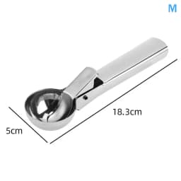Stainless Steel Ice Cream Scoop Multi Functional Fruit Ball Spoon Kitchen Dessert Scooping Tool