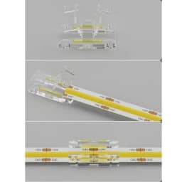 10PCS COB LED Wire Connector 2Pin 5 8 10mm Connection Solderless Mini Buckle Strip To Wire No Dark Area Connector