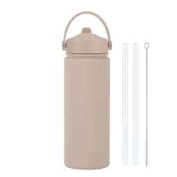 Insulated Water Bottle 500ml Custom Text/Logo - 304 Steel, 24H Cold, Office & Gym Essentials