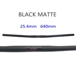 25.4 Full Carbon Handlebar Folding Bike Horizontal Handle Bar 400-700MM One-Shaped Ultralight Bicycle Straight Handlebar