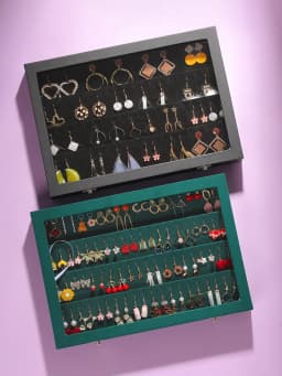 Premium Earring Storage Box with Anti-oxidation and Dust-proof Design, Large Capacity Jewelry Organizer for Studs Accessories