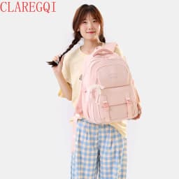 forgirls back toschool bags concise backpackforkidsschoolbagLightanddurable Highqualitylargecapacitygoodclassificationandstorage