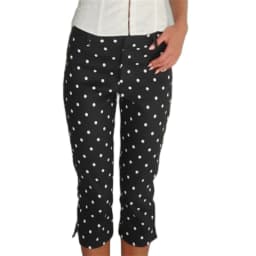 Women's Y2K Cute Capri Pants Solid Color Satin Bow Decor Side Split Summer Slim CroppedTrousers Stretch Crop Leggings