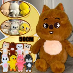 Skzoo 50cm Plush Doll Extra Large Companion Doll 50cm Kpop Plush Animal Doll Large Sleeper Pillow Gift