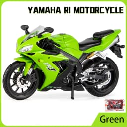 1:12 Yamaha YZF-R1 Racing Motorcycles Simulation Alloy Motorcycle Model Shock Absorbers Collection Toy Car Kid Gift