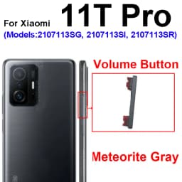 For Xiaomi 11T 12T 12T Pro Power Volume Side Button On OFF Power Volume Up Down Side Key Switch Replacement Repair Parts