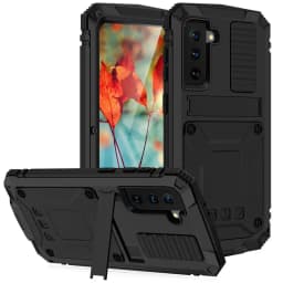 Rugged Armor Full Phone Case for Samsung Galaxy S23 S22 S21 S20 Plus Note 20 Ultra A32 A72 A52 Metal Aluminum Shockproof Cover