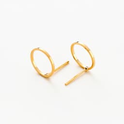 10pcs/lot 4 Styles 14K 18K Gold Plated Post Earrings Findings Round Stud Earring Hooks Accessories DIY Jewelry Making Supplies