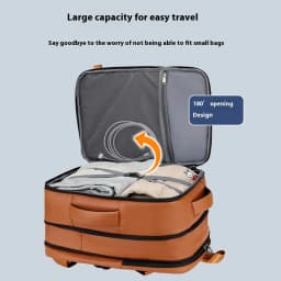 Commuter Laptop Backpack, Expandable, Waterproof Business Casual Backpack, 15.6 Inches, Large Capacity Travel Backpack