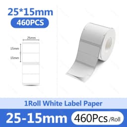 Niimbot 1Roll B1 White Sticker Paper Waterproof Adhesive Label White Anti-Oil For B1 B21 Mini Portable Thermal Printer Tape