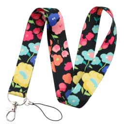 LB3010 Pink Love Neck Strap Lanyard for Key ID Card Cell Phone Straps USB Badge Holder DIY Neck Strap Hang Rope Rainbow Keychain