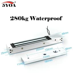 5YOA Magnetic Lock Electronic Door Lock Electric Gate Opener Suction Holding Force Electromagnetic For Access Control System