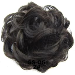Zolin Synthetic Messy Curly Hair Bun Scrunchie Chignon Donut Elastic Rope Rubber Band Hair Bun Pad Updos Hairpiece