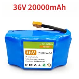 36V 6/4.4Ah Rechargeable Lithium Ion Battery Pack 10S2P for Electric Self Balancing Scooter Hoverboard Unicycle