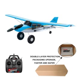 Qidi560 RC Plane Moore M7 Off-road 4CH Remote Control Airplane Brushless Fixed Wing Aircraft Model EPP Foam Toys for Children