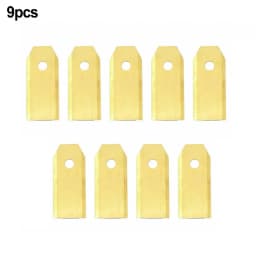 Long Lasting and Efficient 43mm Replacement Blade for Robotic Lawnmower Stainless Steel with Titanium Coating