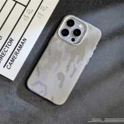 Luxury Wireless Charge Camouflage For iPhone 15 16 14 13 12 Pro Max 16pro Case Magnetic For MagSafe Shockproof Armor Back Cover