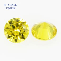 Synthetic Corundum Mixed Blue Red Yellow White Green Stone Gems Synthetic Stone Round Brilliant Cut High temperature wax inlay
