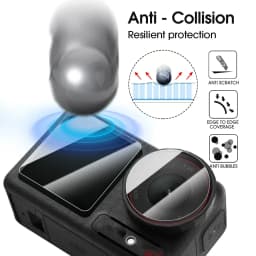 HD Screen Protector for DJI Osmo Action 6 5 4 3 Action 5 Pro Ultra-Clear Tempered Glass Camera Lens Protective Film Accessories