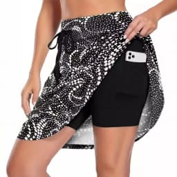 Casual Printed Shorts a Line with Slight Stretch Skirt Short Japanese Korean Casual Short Length Summer Women Shorts