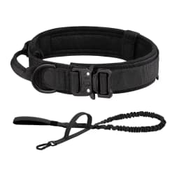Dog Training Collar Adjustable Tactical Dog Collar And Leash Set Control Handle Pet Lead Collar For Small Big Dogs