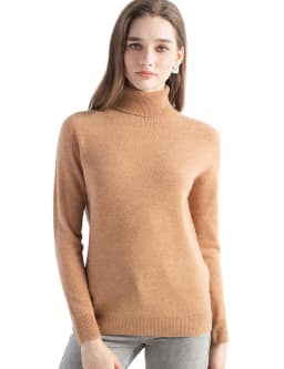 100% Merino Wool Sweater Women Wool Pullover Winter Sweater Warm Knitwear Wool Turtleneck Soft Wool Jumper Women Knit Sweater Au