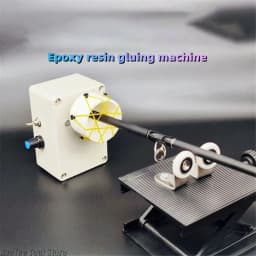 Adjustable 0-50RPM Wire Wrapping Machine Fishing Rod Winding Equipment Fishing Rod Epoxy Resin Coating Machine DIY