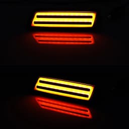 For VW Golf MK5 MK6 R32 GTI Rabbit Jetta 1K5945071A 1K5945072A Car Amber LED Turn Signal Lamp Indicators Front Side Marker Light