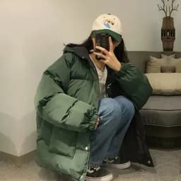 Two-sided Wear Cotton-padded Jacket Korean Winter Coat Women Thickened Parka Hooded Down Cotton Coat Windproof Puffer Jacket New