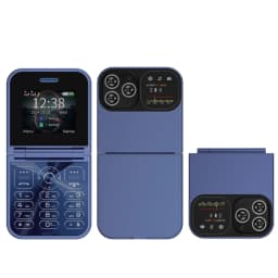 SERVO F15 MINI Flip Mobile Phone Dual SIM Standby Magic Voice Speed Dial Blacklist MP4 Player FM Radio 2G Button Fold Cellphones
