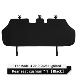 Car Ice Silk Seat Cushion Cover For Tesla Model 3 / Y Juniper 2019-2026 Breathable Comfortable Seat Pad Car Interior Accessories